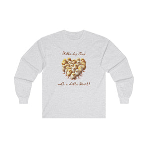 Folks Dig Chix with a Lotta Heart L/S Tee