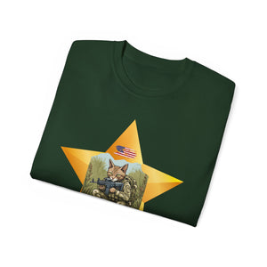 Blades of Grass T-Shirt (Modern Combat Kitty)