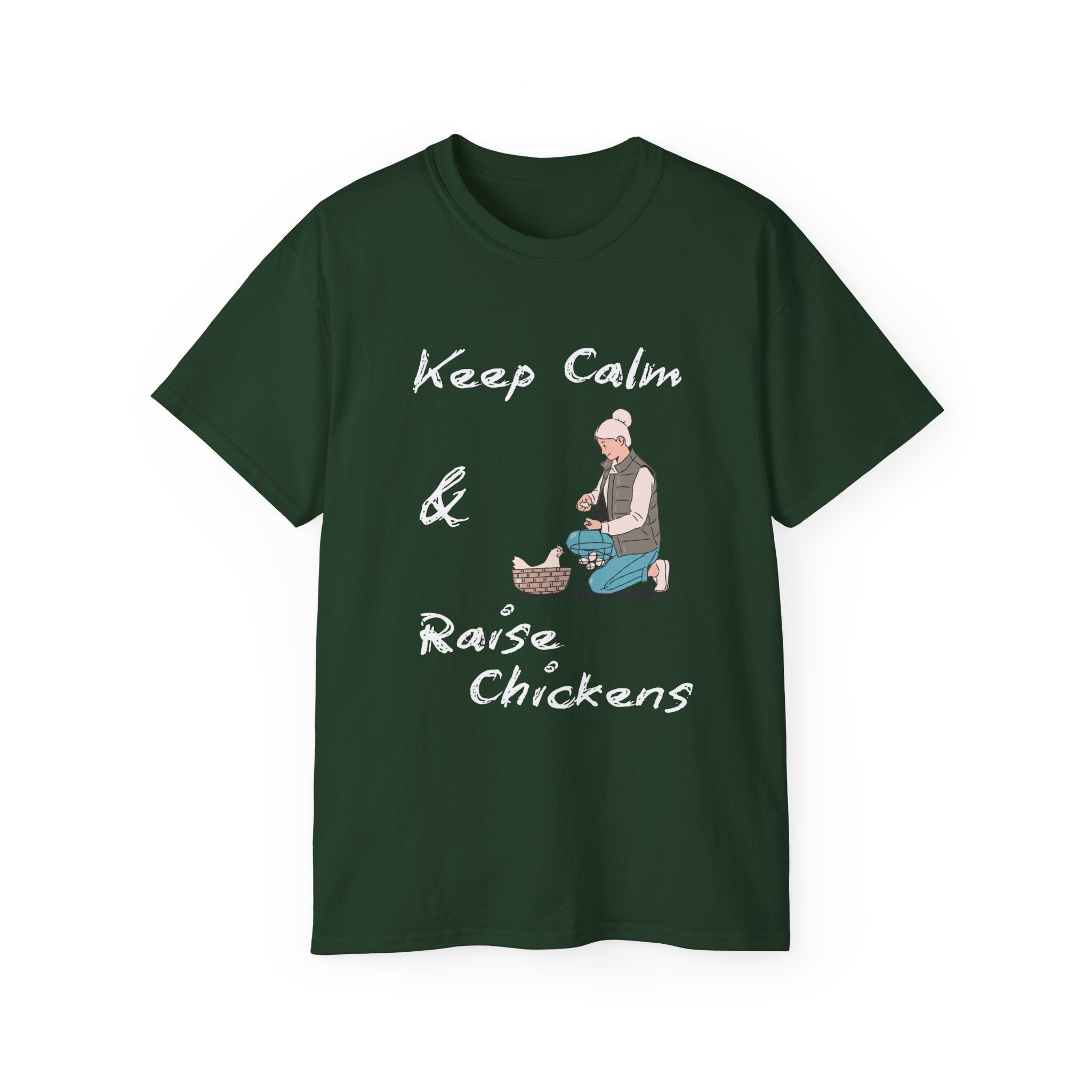 Keep Calm & Raise Chickens V.2 (Dark) T-Shirt