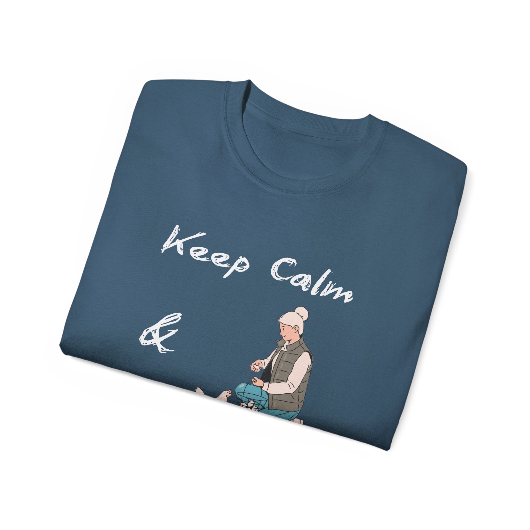 Keep Calm & Raise Chickens V.2 (Dark) T-Shirt