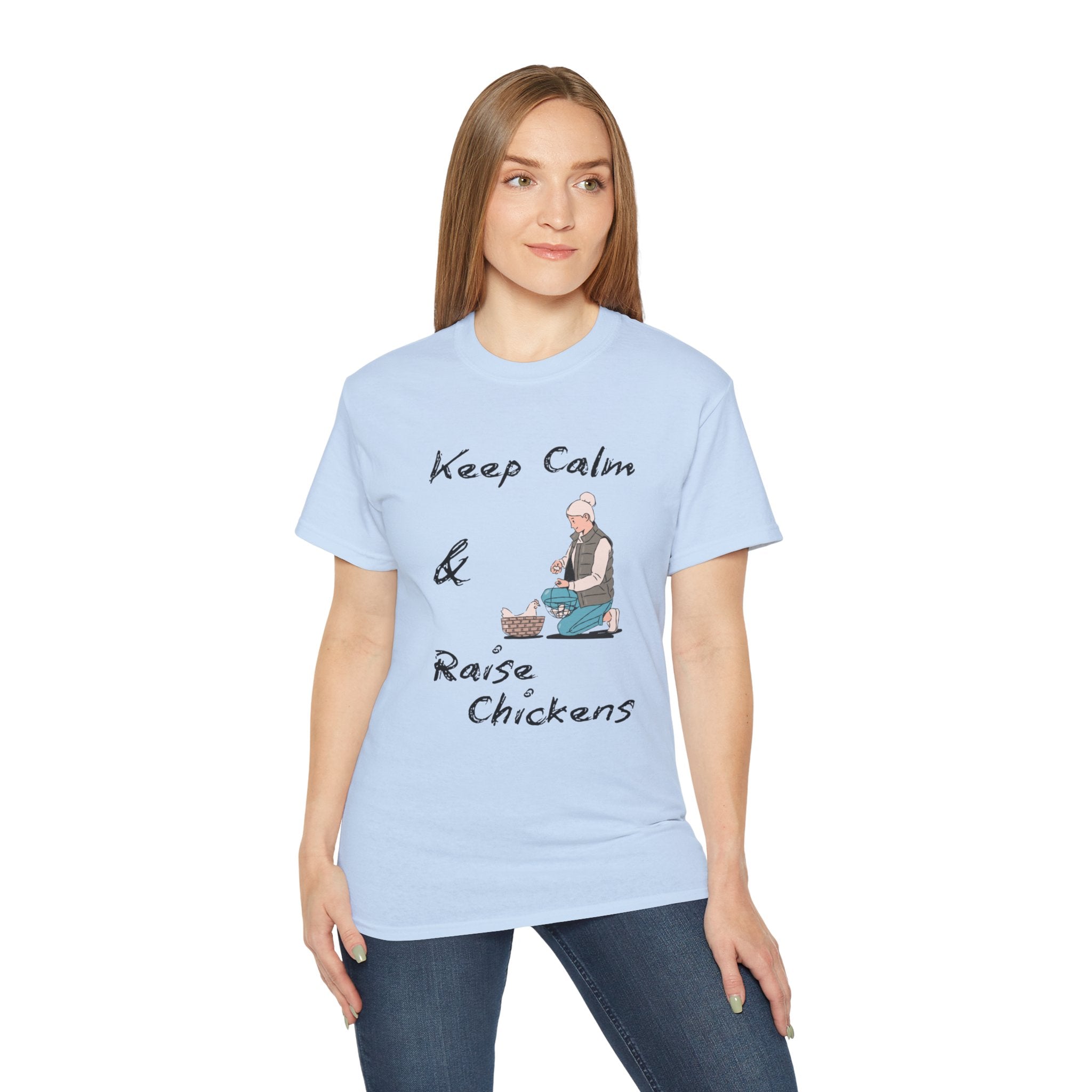 Keep Calm & Raise Chickens V.1 (Light) T-Shirt