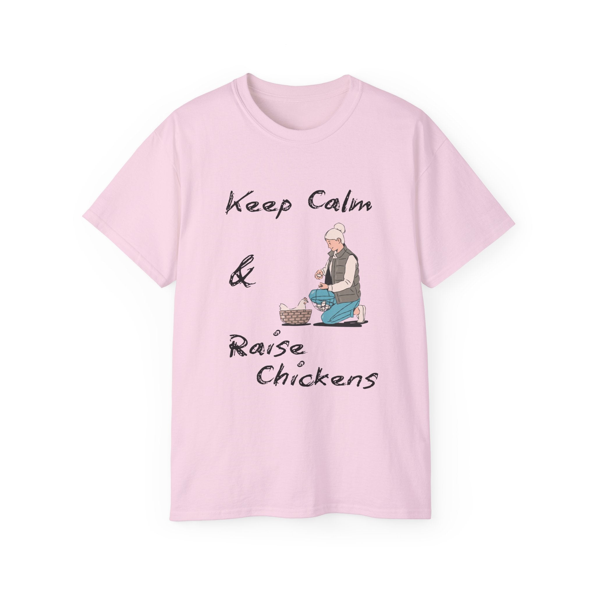 Keep Calm & Raise Chickens V.1 (Light) T-Shirt