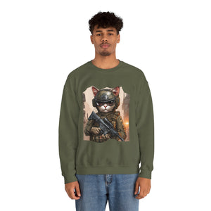 Just a Combat Kitty V.1 Sweatshirt