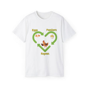 Eggs, Feathers, Repeat! T-Shirt