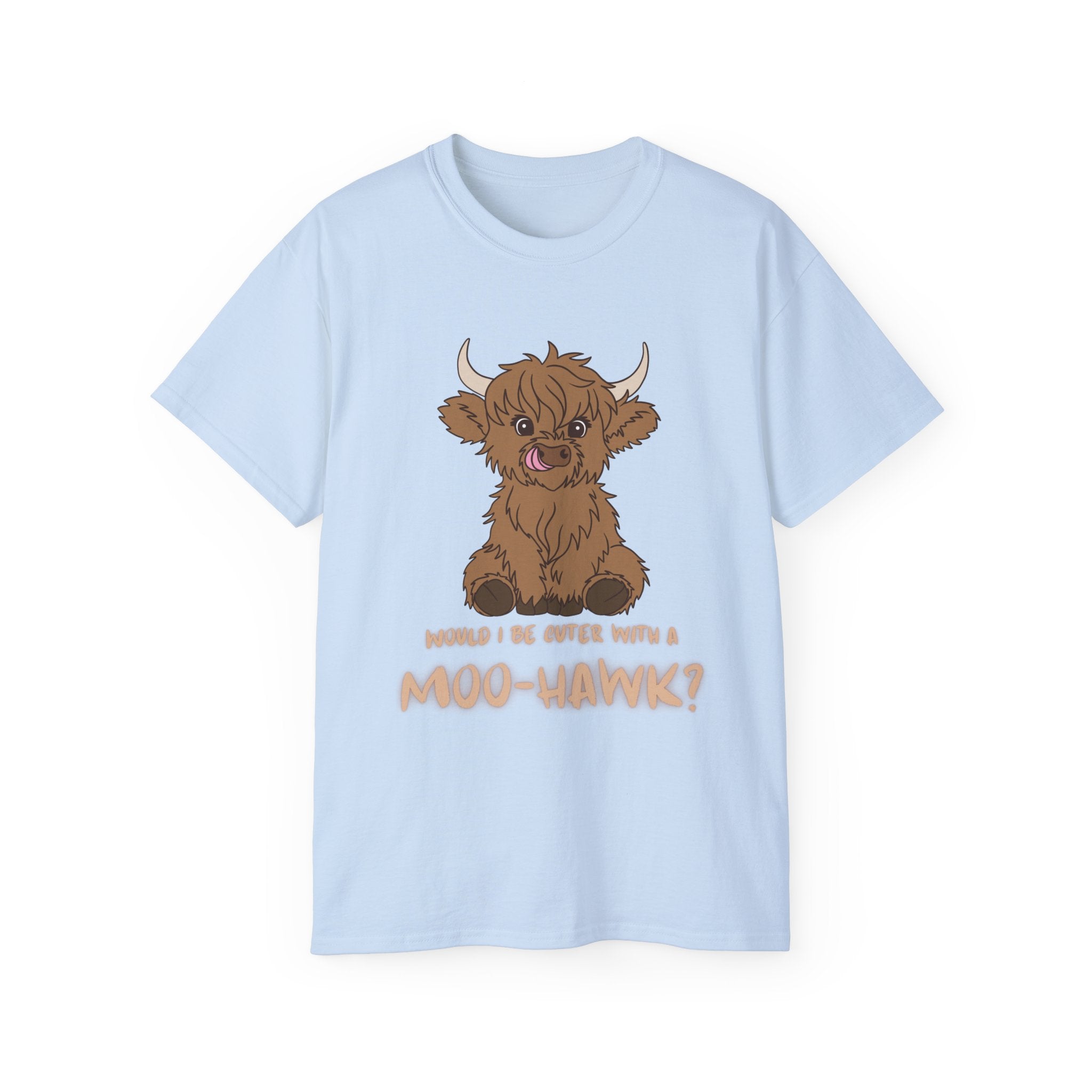 Would I be cuter with a Moo-Hawk? T-Shirt