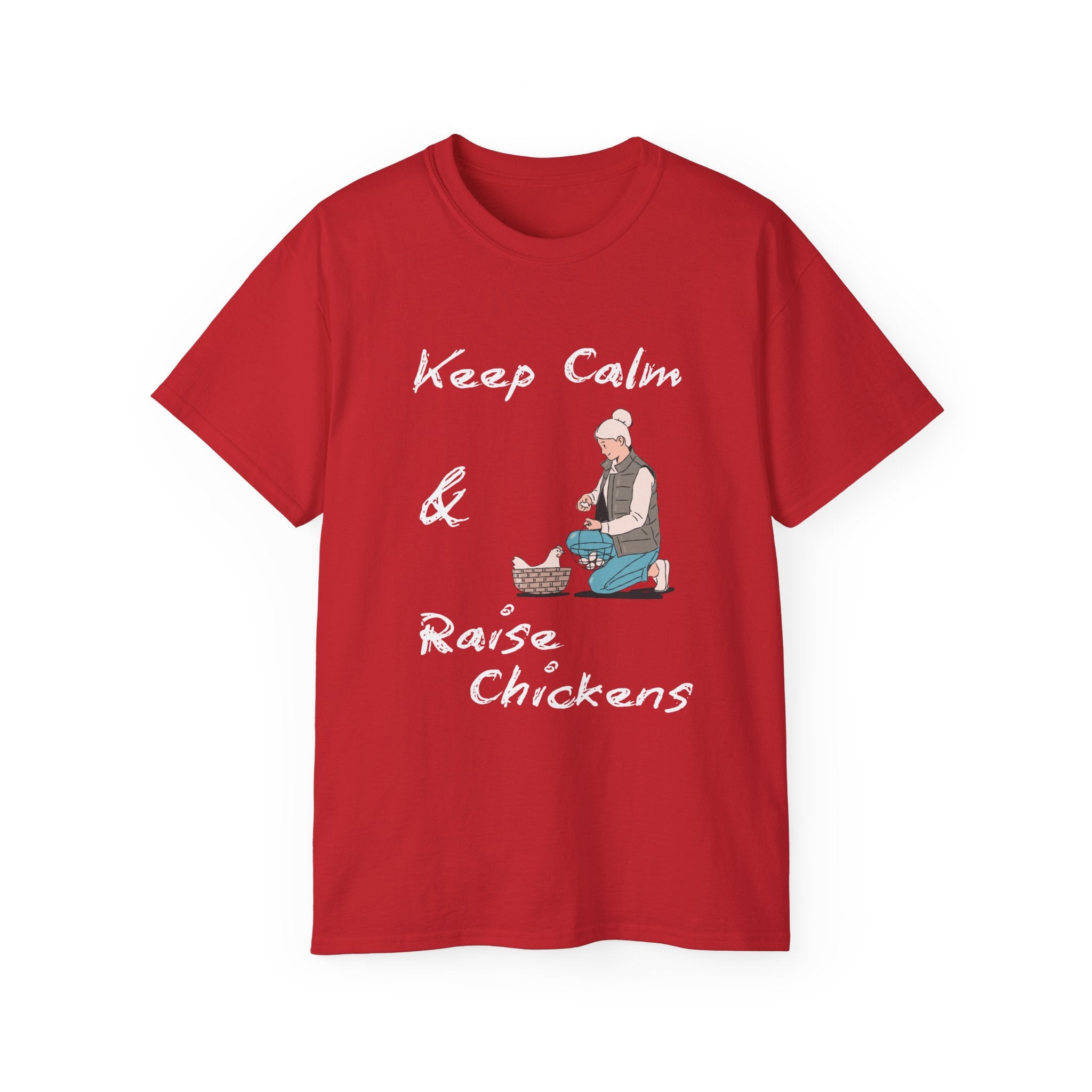 Keep Calm & Raise Chickens V.2 (Dark) T-Shirt