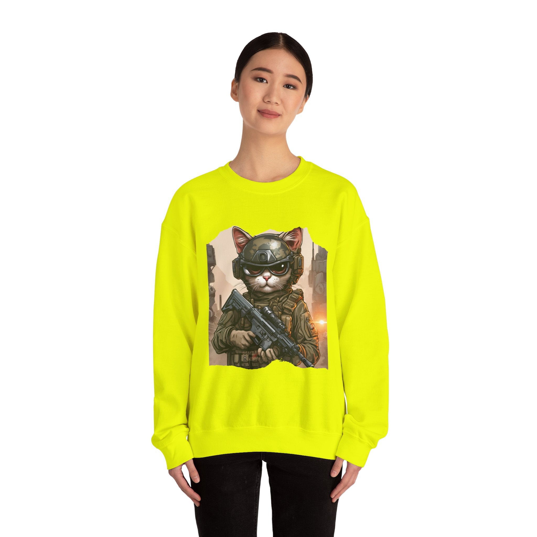 Just a Combat Kitty V.1 Sweatshirt