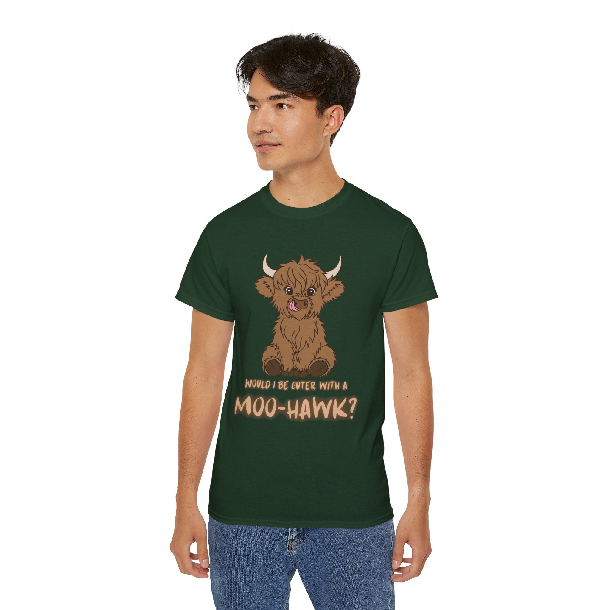 Would I be cuter with a Moo-Hawk? T-Shirt