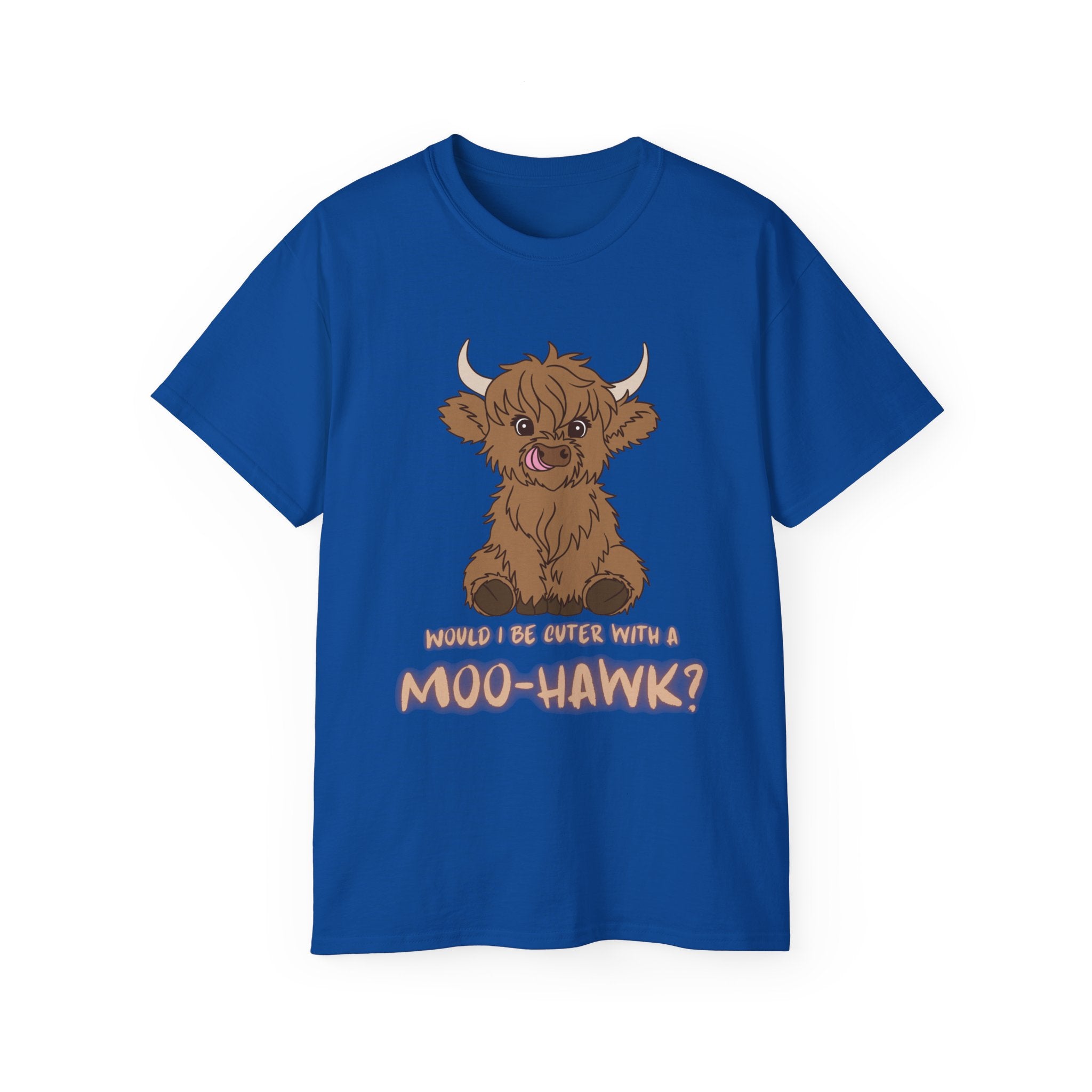 Would I be cuter with a Moo-Hawk? T-Shirt