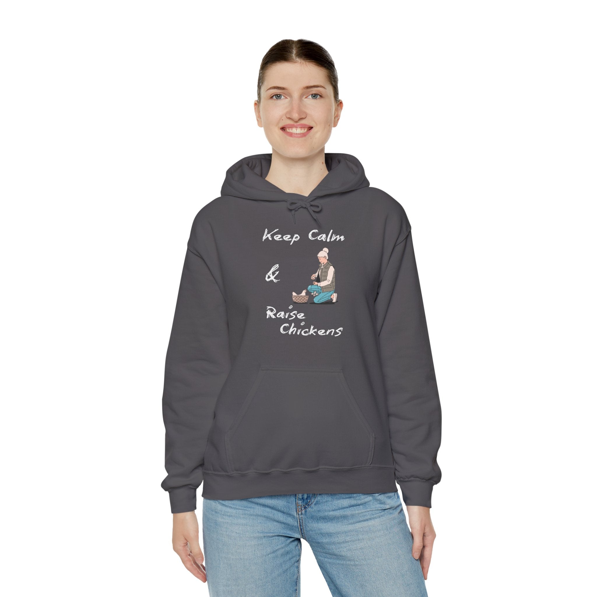 Keep Calm & Raise Chickens Hoodie