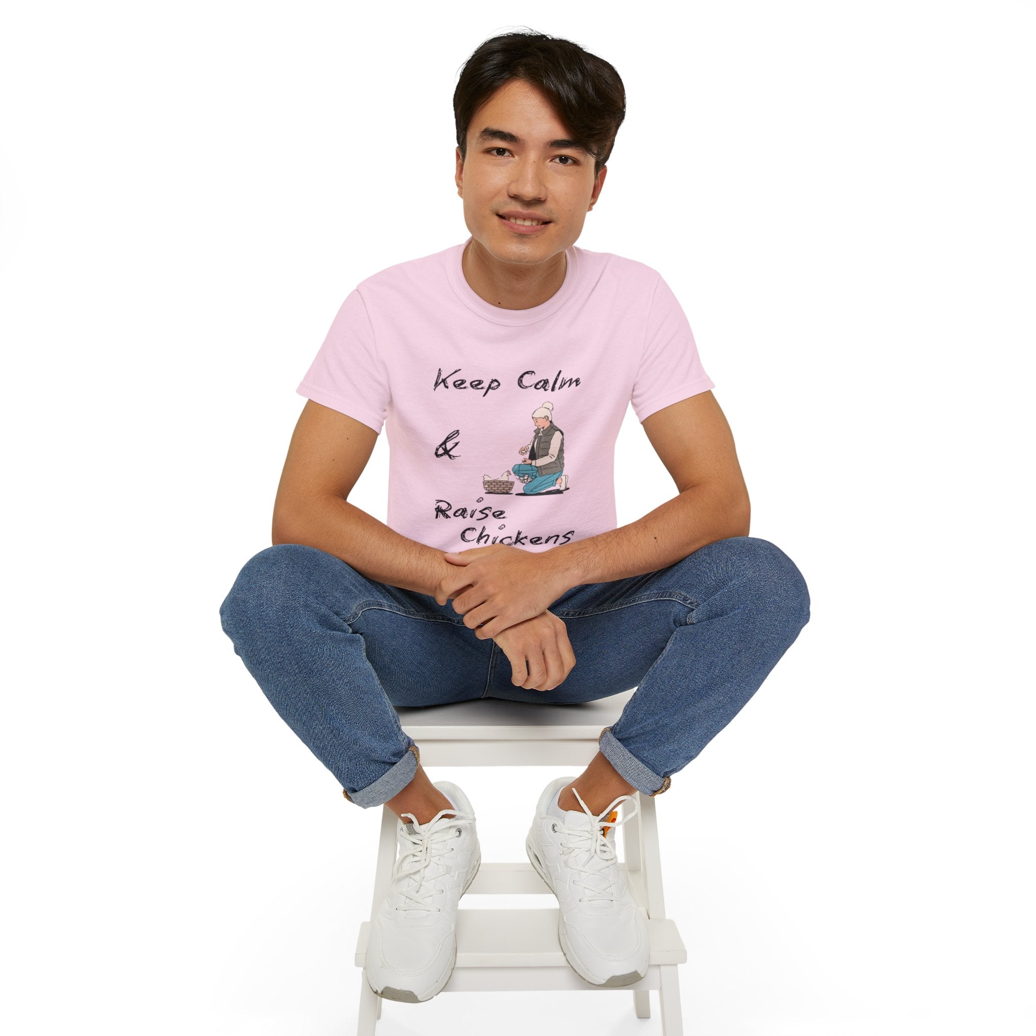 Keep Calm & Raise Chickens V.1 (Light) T-Shirt