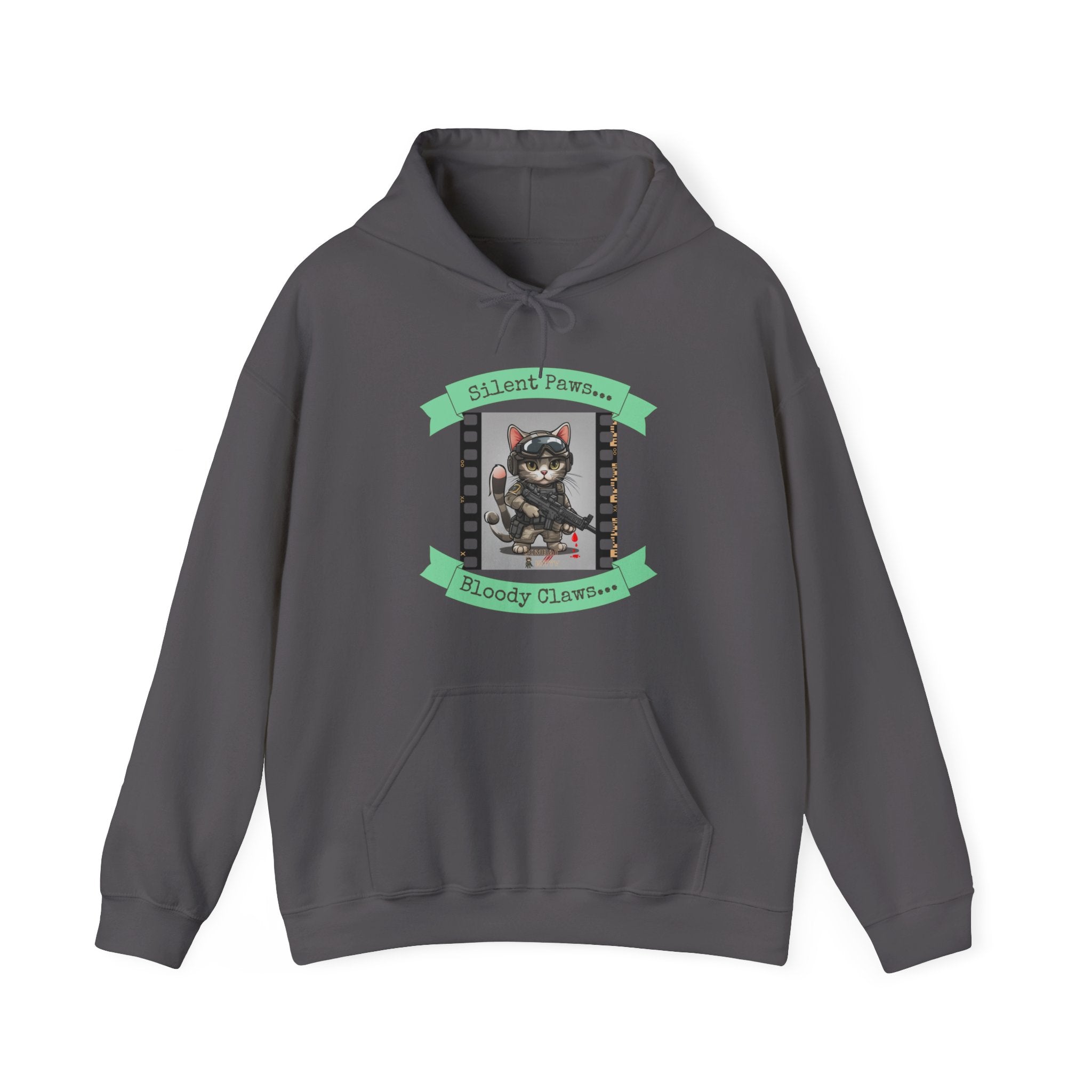 Silent Paws Bloody Claws Hoodie