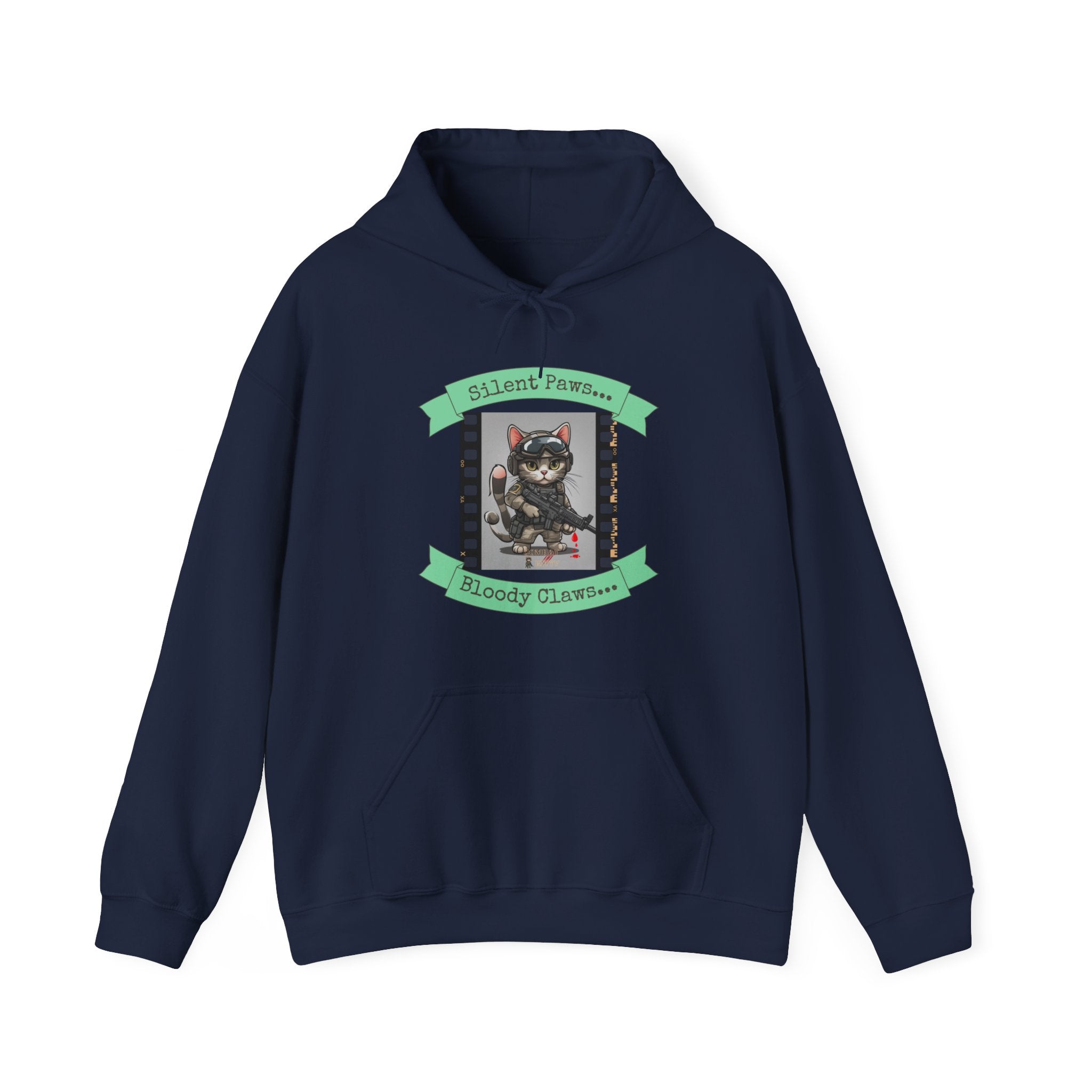 Silent Paws Bloody Claws Hoodie