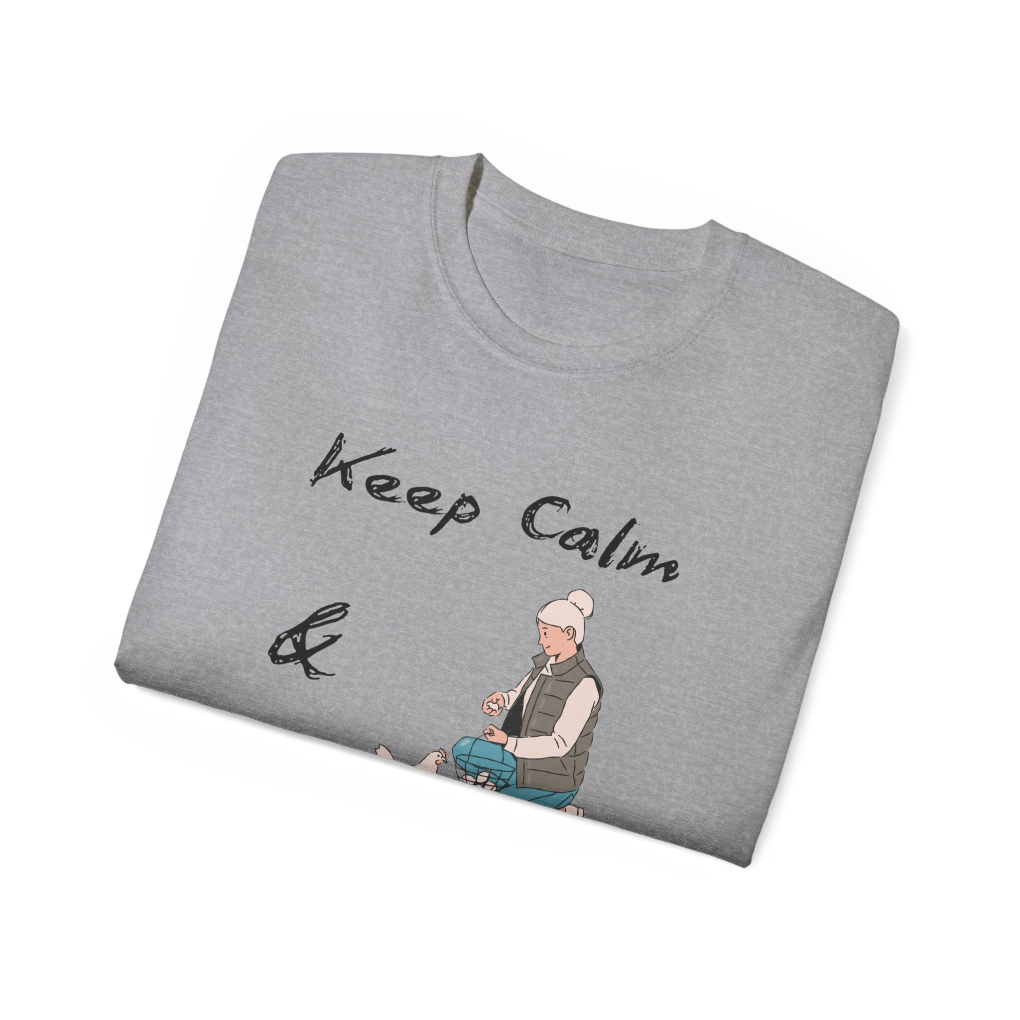 Keep Calm & Raise Chickens V.1 (Light) T-Shirt