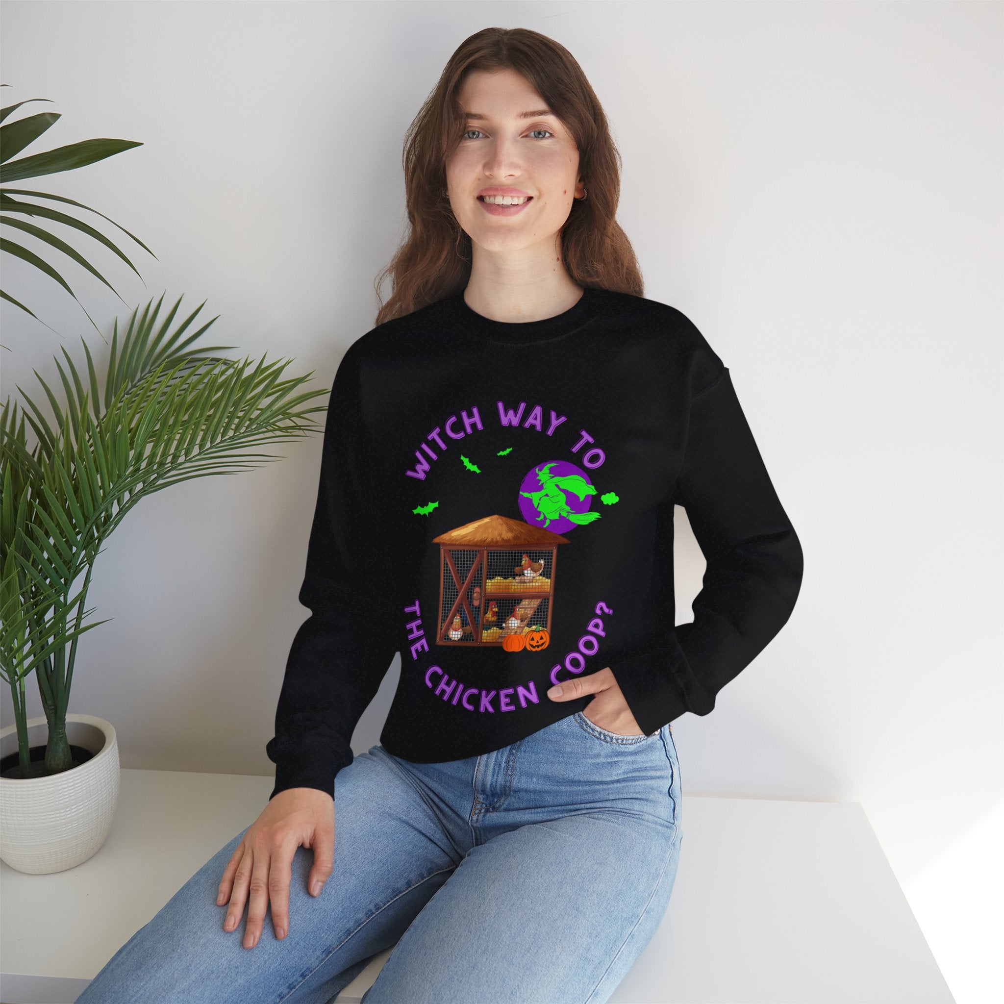 Witch Way to the Chicken Coop? Sweatshirt