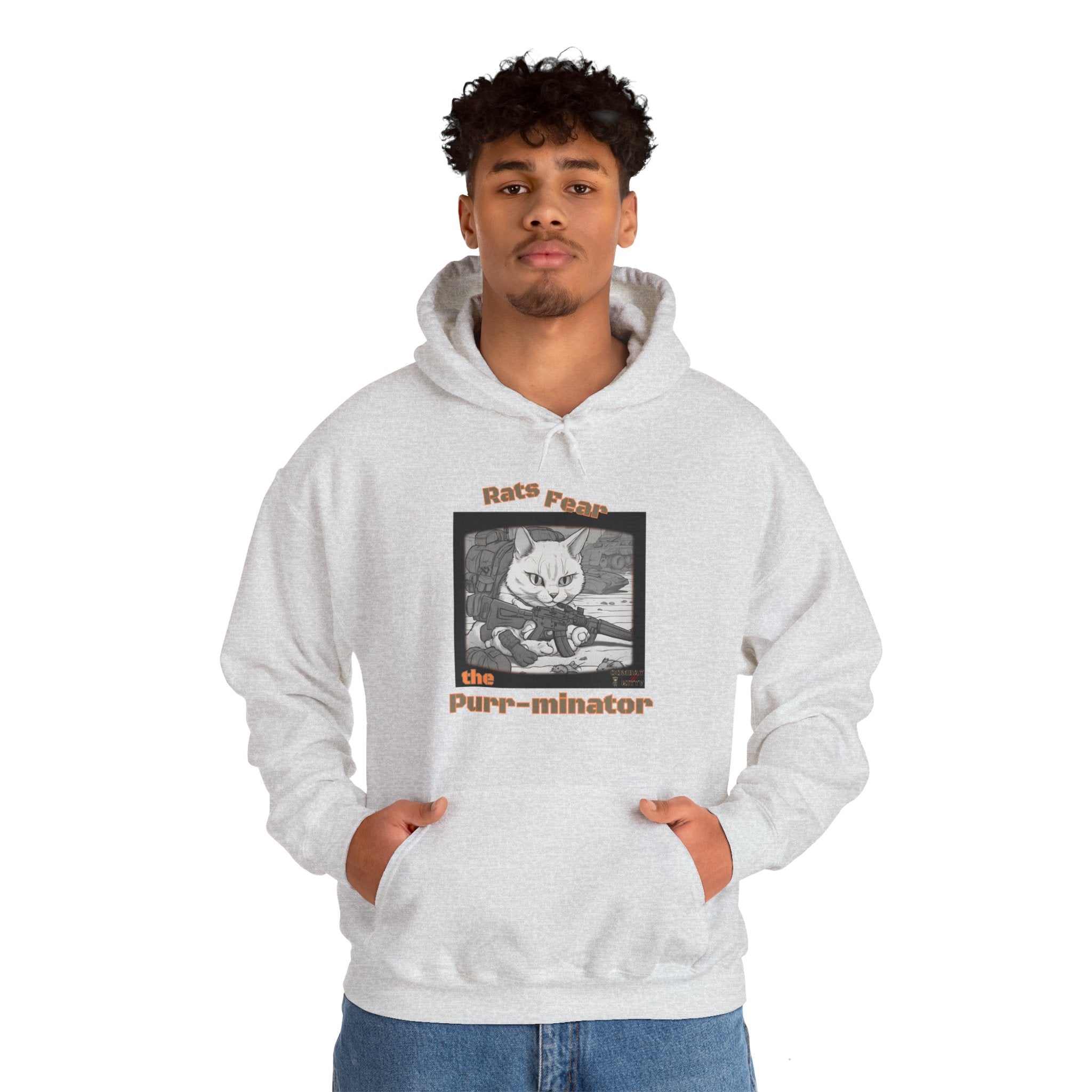 Rats Fear the Purr-minator Hoodie