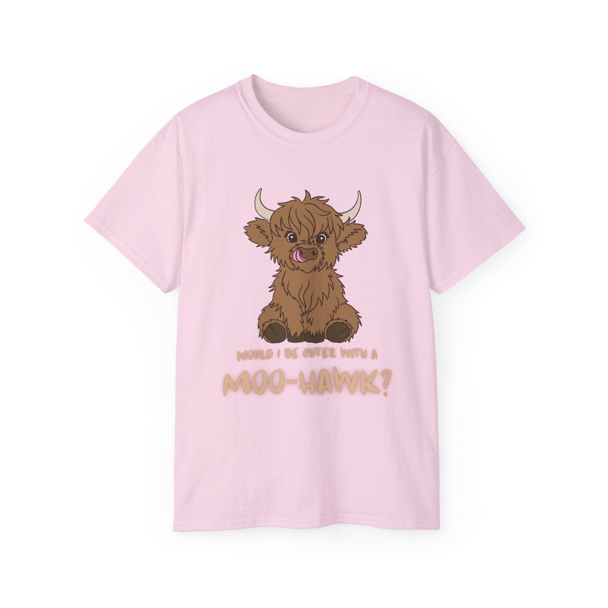 Would I be cuter with a Moo-Hawk? T-Shirt