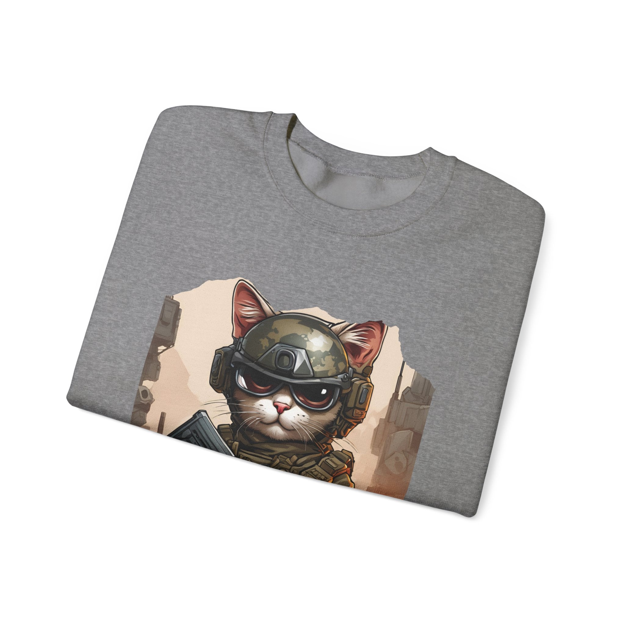 Just a Combat Kitty V.1 Sweatshirt