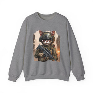 Just a Combat Kitty V.1 Sweatshirt