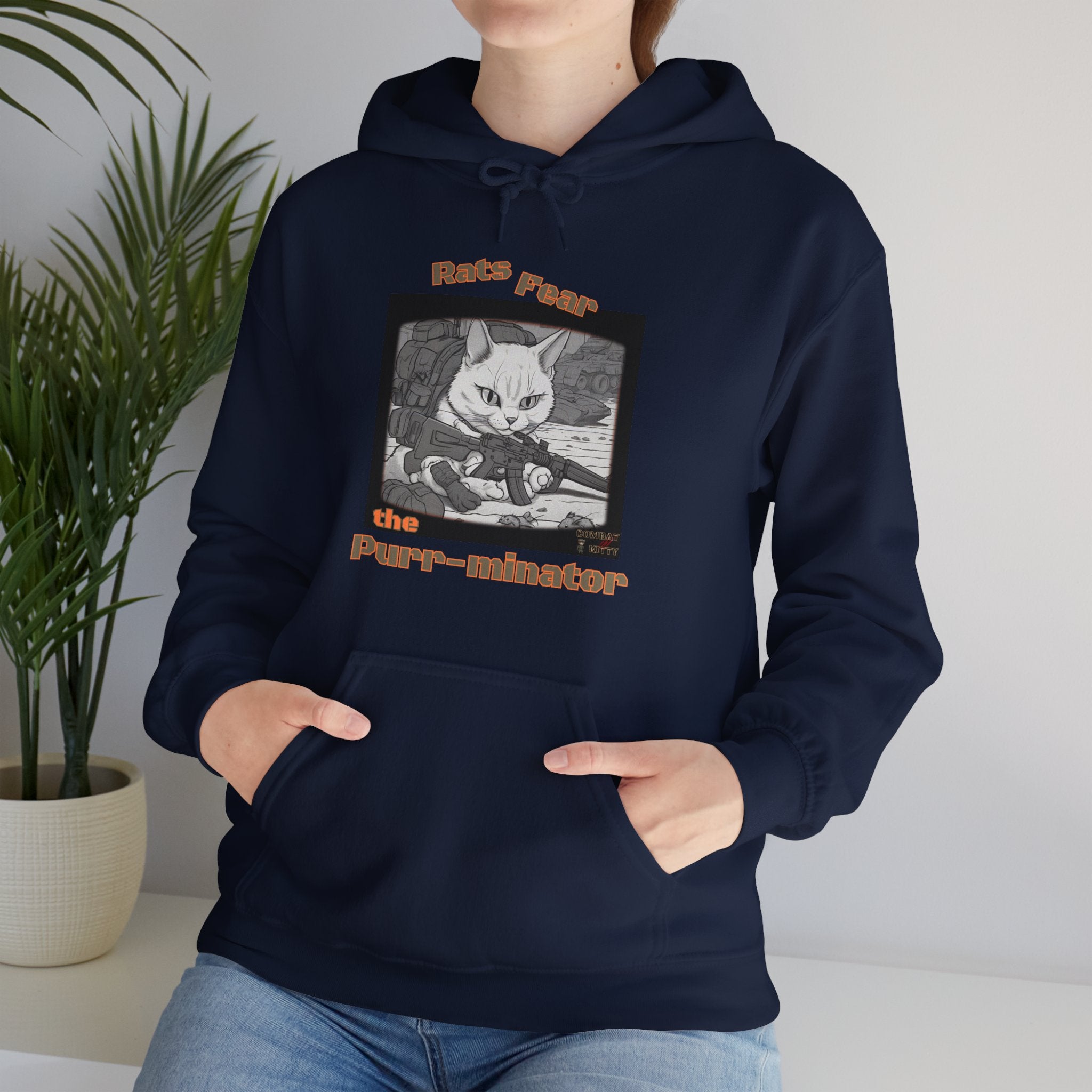 Rats Fear the Purr-minator Hoodie