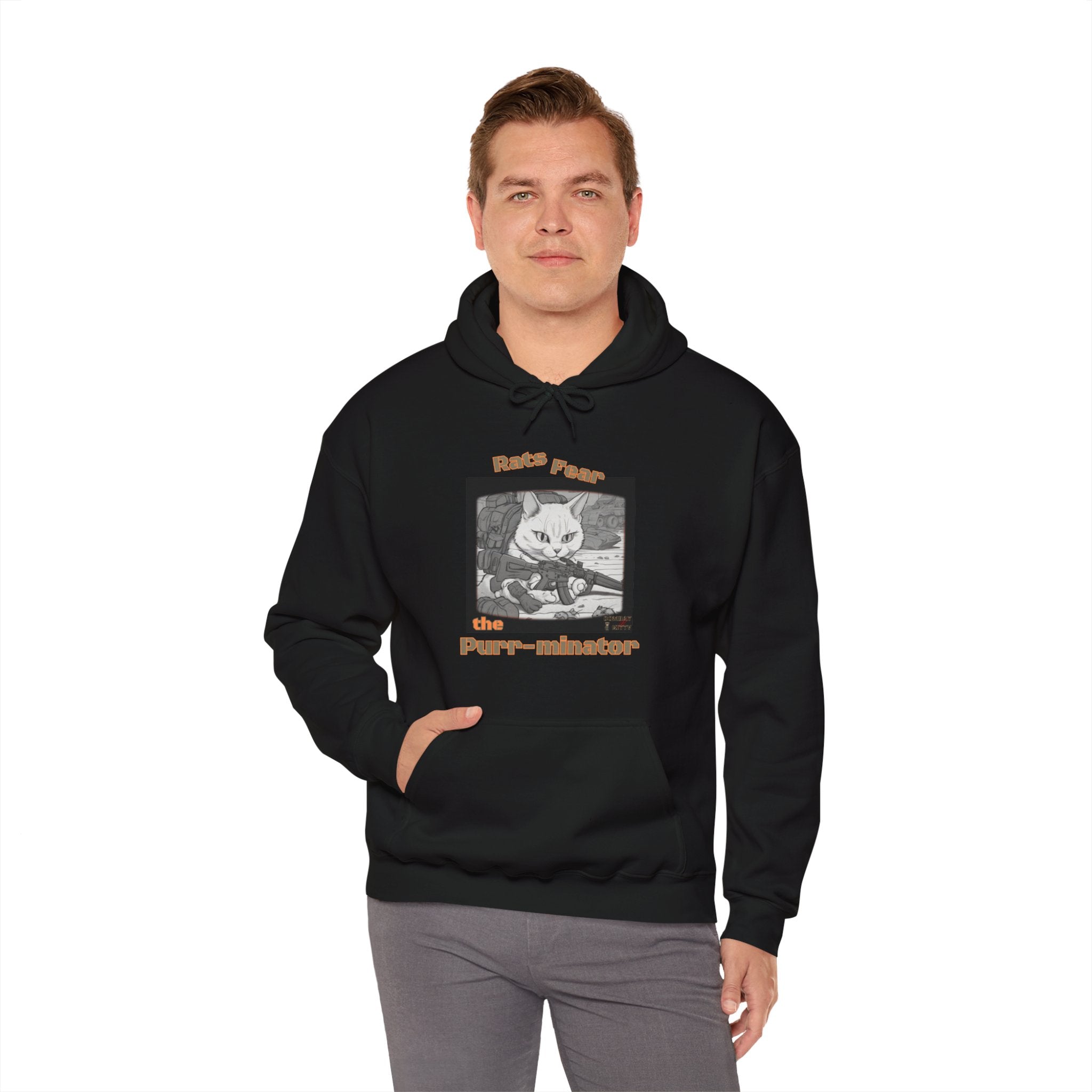 Rats Fear the Purr-minator Hoodie