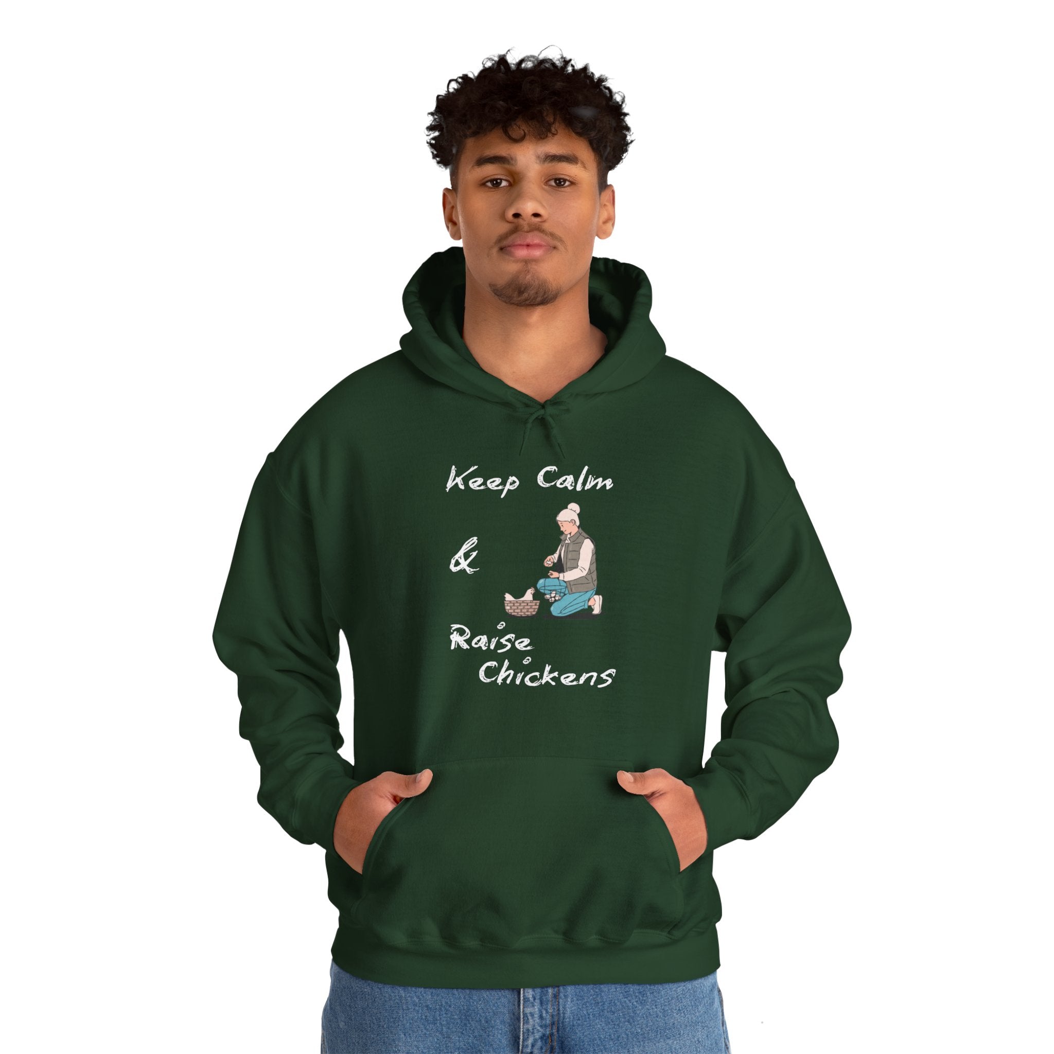 Keep Calm & Raise Chickens Hoodie