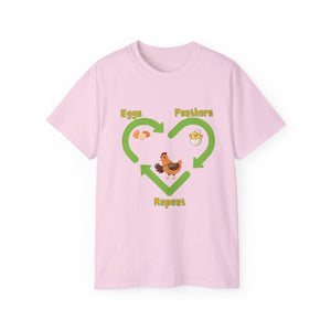 Eggs, Feathers, Repeat! T-Shirt