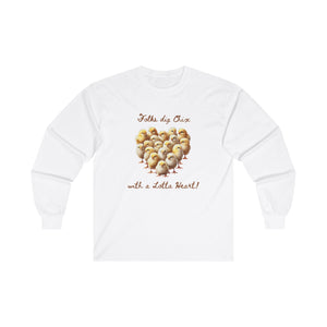 Folks Dig Chix with a Lotta Heart L/S Tee