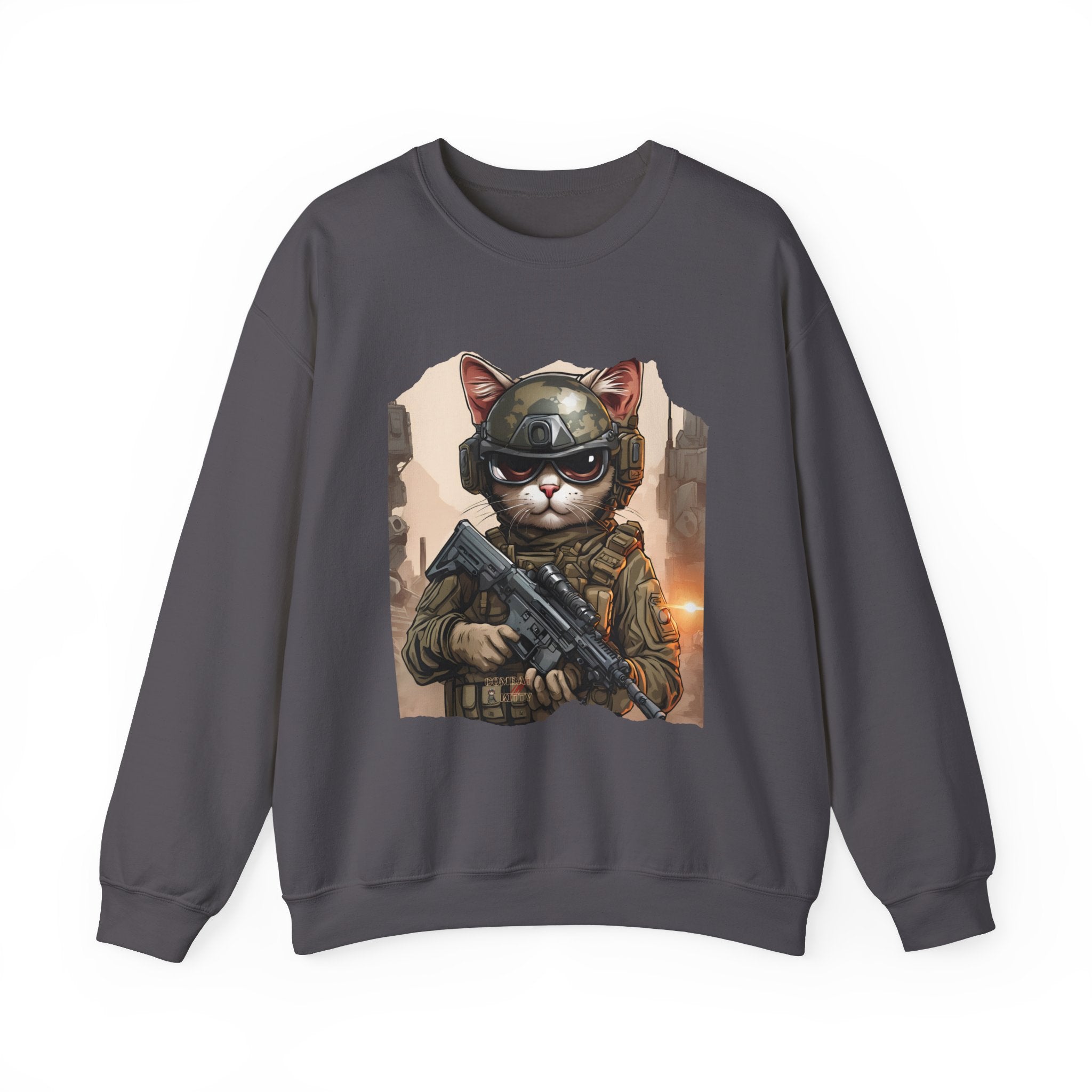 Just a Combat Kitty V.1 Sweatshirt