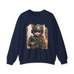 Just a Combat Kitty V.1 Sweatshirt